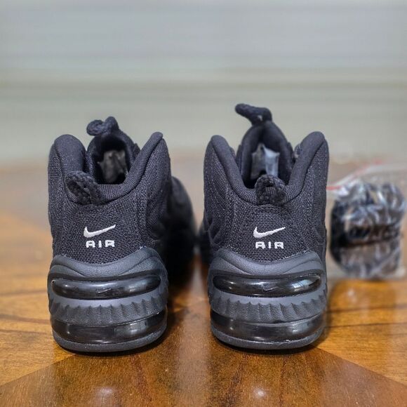 Nike Stussy x Air Penny 2 Triple Black Men's Shoes DQ5674-001 Men’s Size 6.5 New - Picture 5 of 16